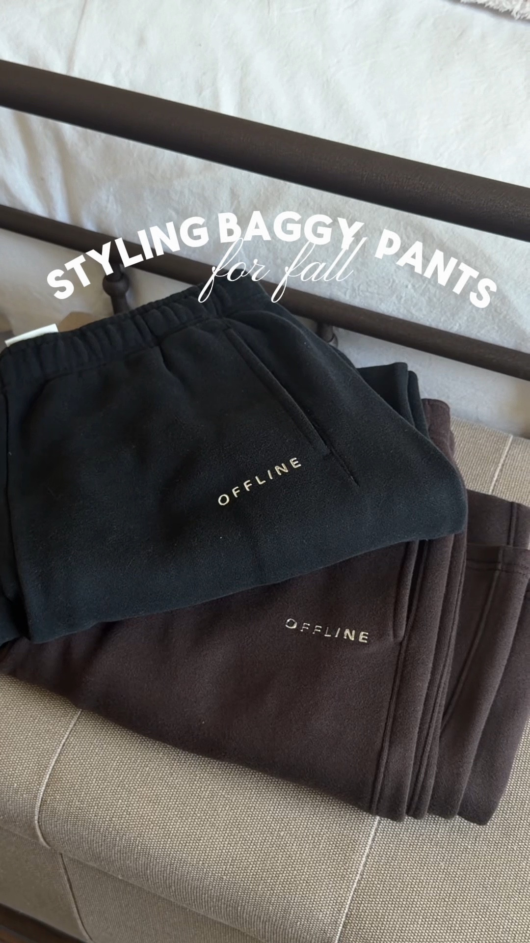 Aerie baggy pants for fall🧸 — wearing everything in size small + pants in small short!

#LTKStyleTip #LTKSeasonal #LTKSaleAlert
