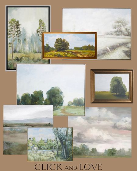 Landscape art finds! Landscape prints are a great way to add in color to a neutral space 🖤

Wayfair, HomeGoods, kirklands, Marshall’s, wall decor, budget friendly art, framed art, canvass art, art, neutral art, landscape art, modern style, traditional style, bedroom, bathroom, living room, dining room, entryway, home decor, style tip

#LTKhome #LTKfindsunder100 #LTKstyletip