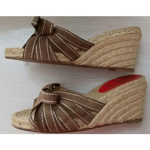 Christian Louboutin Wedge Sandals Espadrilles Size 5 VG cond limited From JAPAN | eBay | eBay US