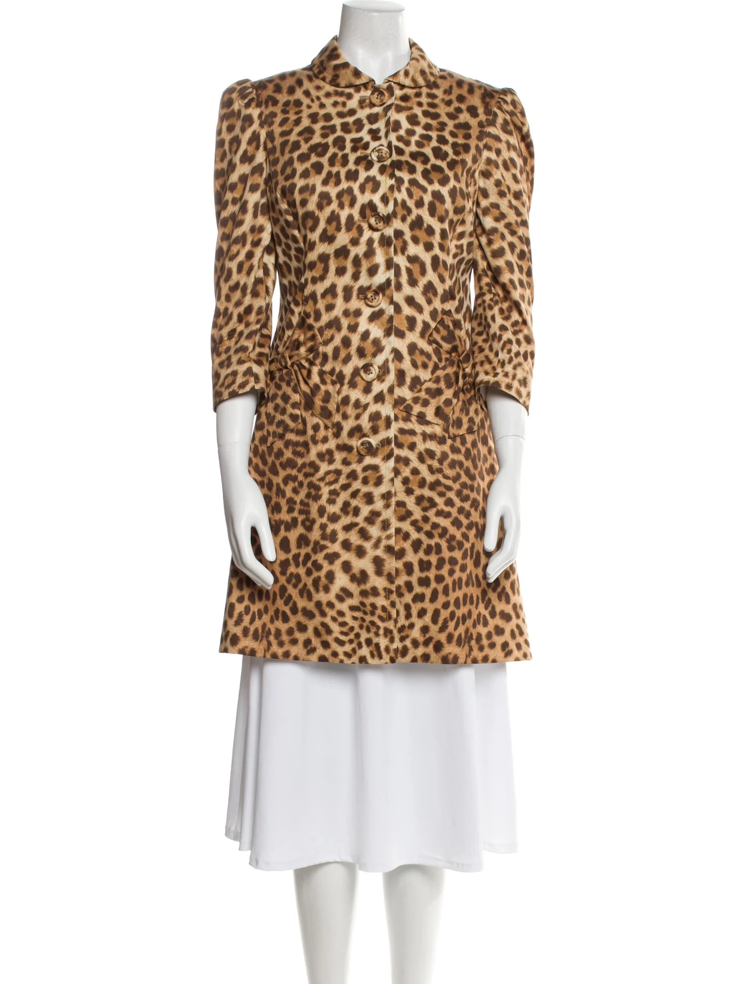 Animal Print Trench Coat | The RealReal