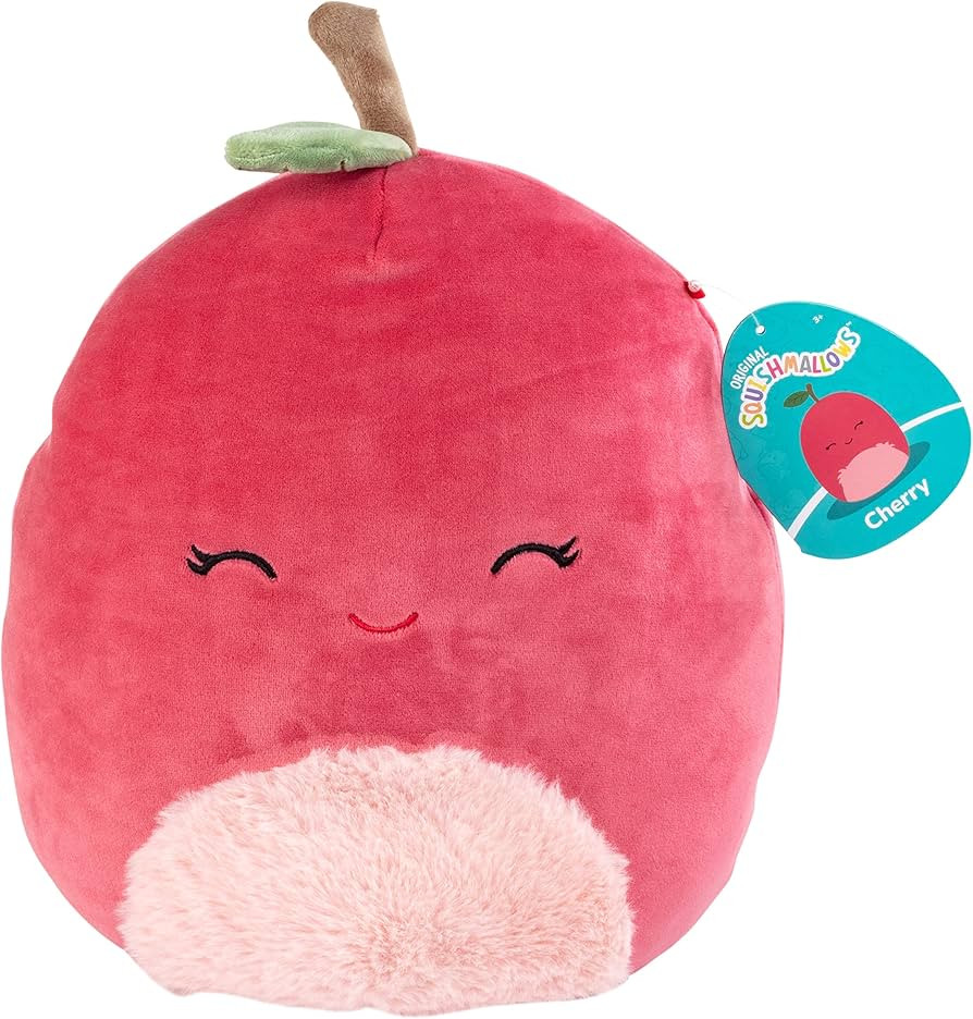 Squishmallows Original 10-Inch Cherry The Red Cherry - Food Squad - Official Jazwares Plush - Col... | Amazon (US)
