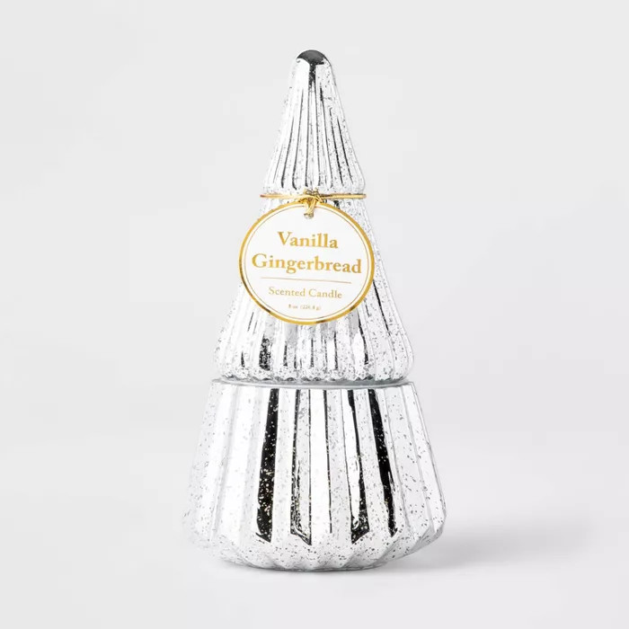 8oz Mercury Ribbed Stacked Glass Tree - Threshold™ | Target