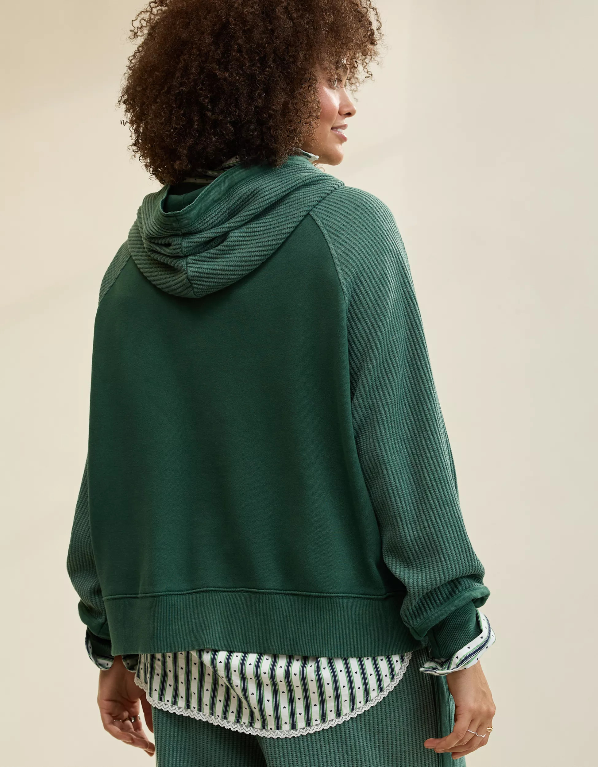 Aerie Essential Waffle Hoodie | Aerie