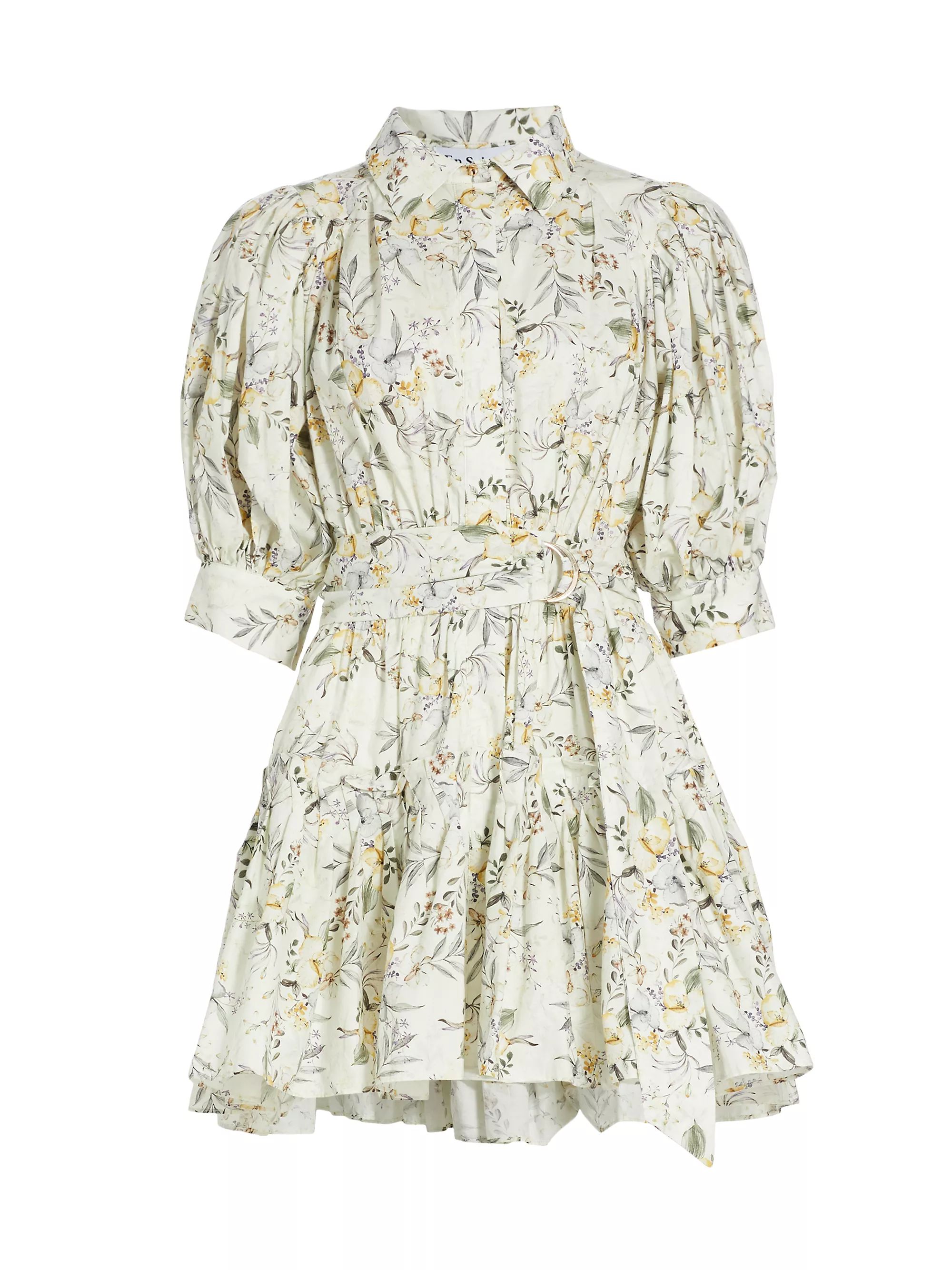 Mindy Floral Cotton Minidress | Saks Fifth Avenue