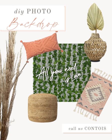 Photo wall / backdrop inspiration for events, weddings, and special occasions. 📸 

| Vines, pampas grass, decorative pouf, decor, boho decor, earthy decor, neon sign |



#LTKhome #LTKwedding #LTKunder100