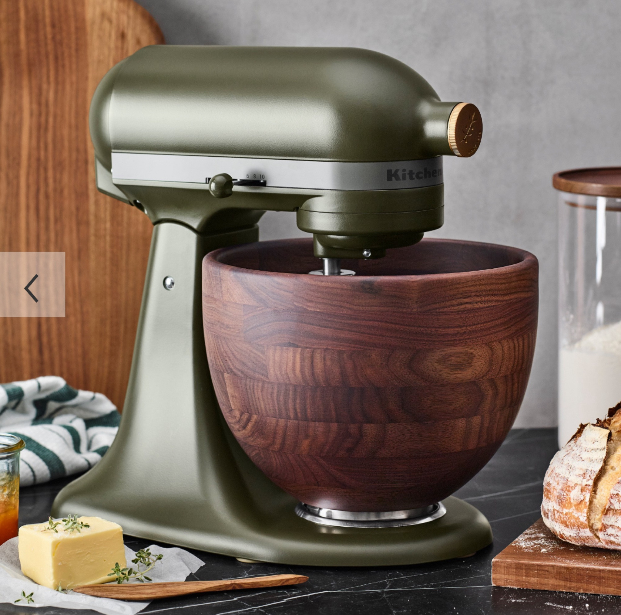 I want this so badly! It’s a Williams Sonoma Design Series Evergreen Stand Mixer. I actually don’t bake, but Mike does! It will go beautifully in our new kitchen! 🤎 I love it so much! Maybe for Christmas if it’s still available! 



#LTKFamily #LTKSeasonal #LTKHome