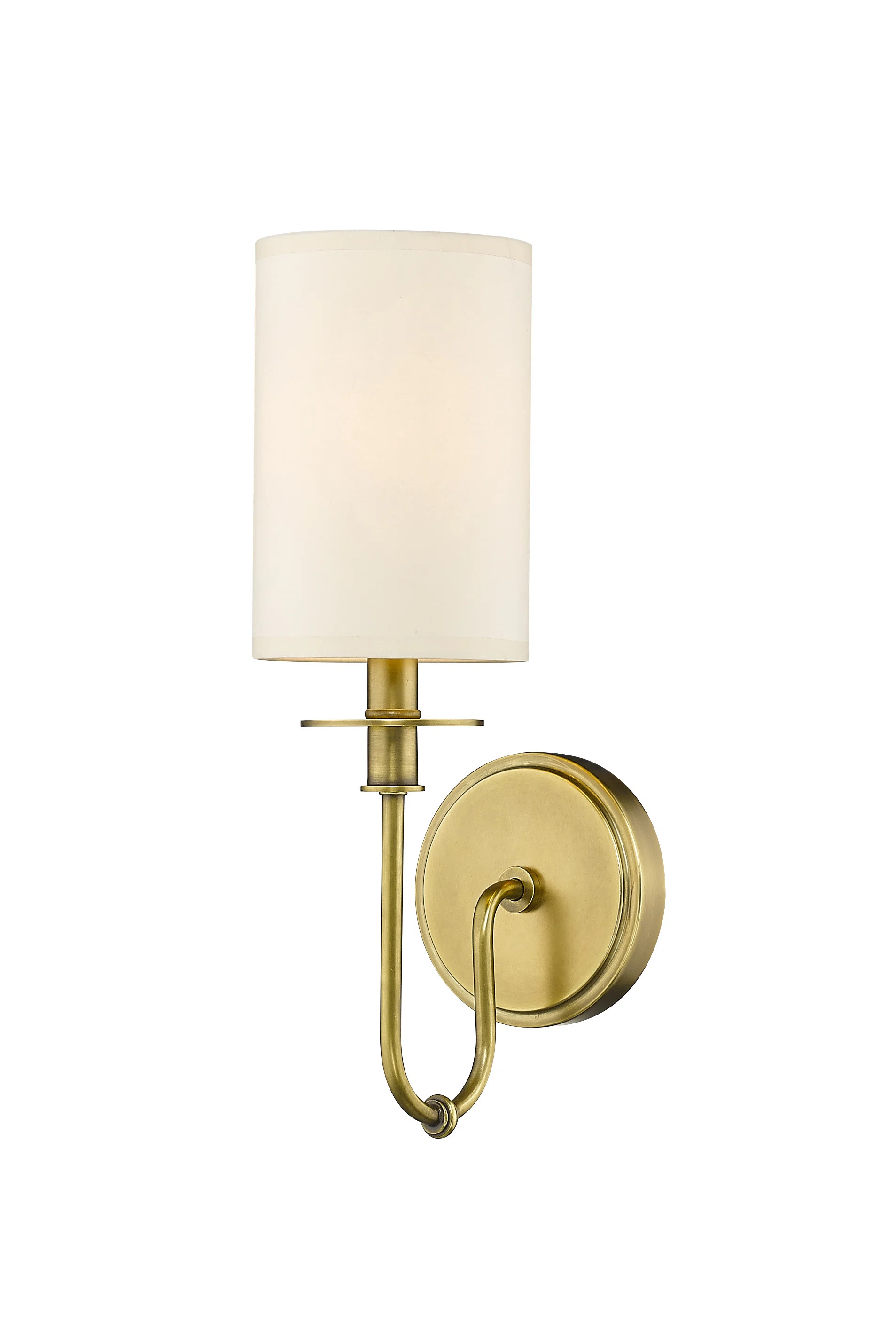 Rheems 1 - Light Dimmable Armed Sconce | Wayfair North America