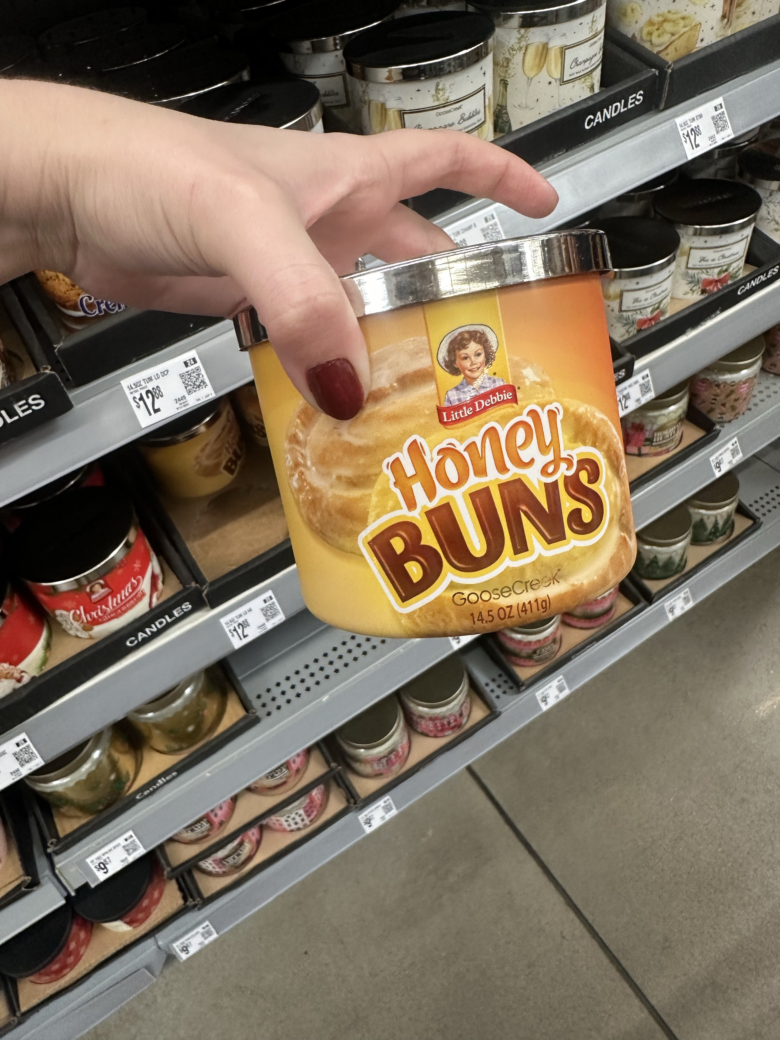I can’t believe these are a thing! Goose creek candle little Debbie Honey Buns at Walmart 
#walmartfinds 

#LTKHoliday #LTKSeasonal #LTKGiftGuide