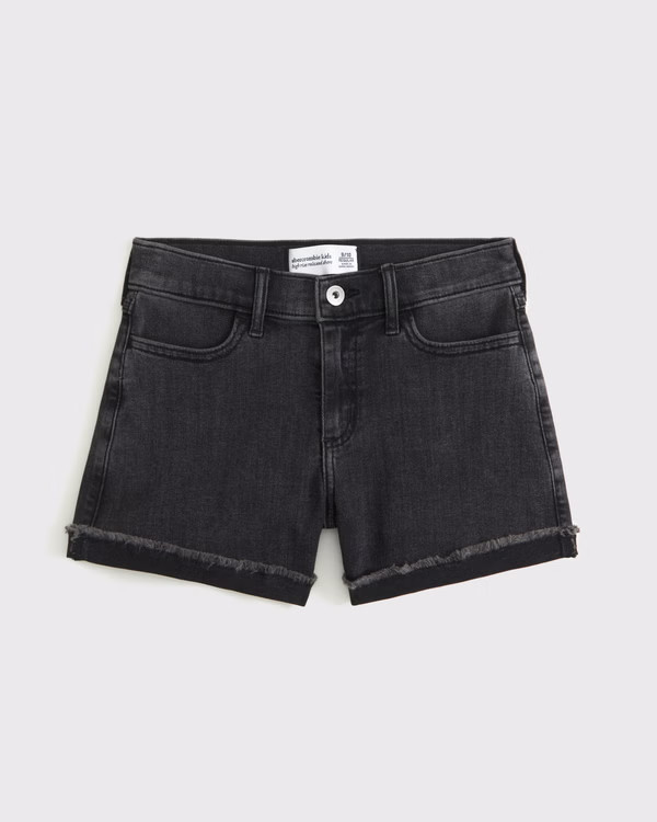 high rise relaxed shorts | Abercrombie & Fitch (US)