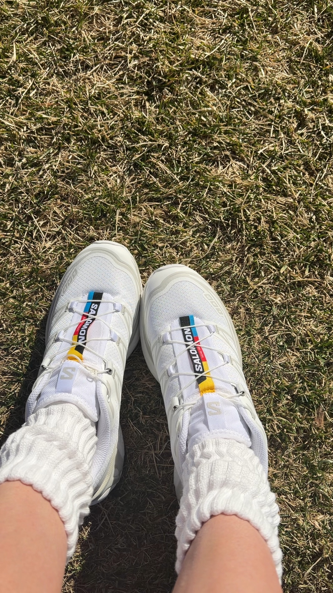 Salomon sneakers
Amazon scrunchy socks
Obsessed with these sneakers 

#LTKmomlife #LTKootd #LTKstorytime