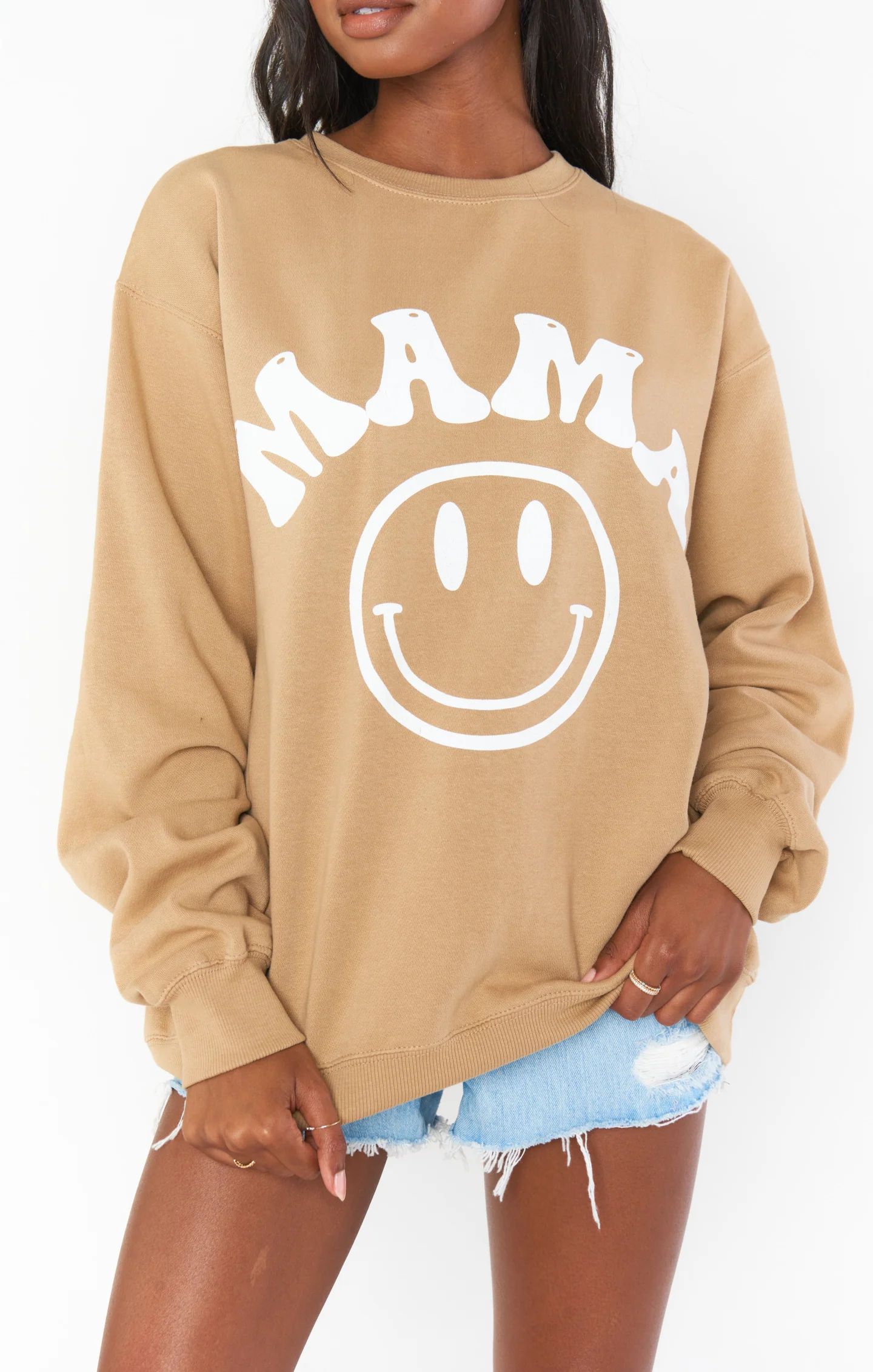 Stanley Sweatshirt ~ Smile Mama Graphic | Show Me Your Mumu