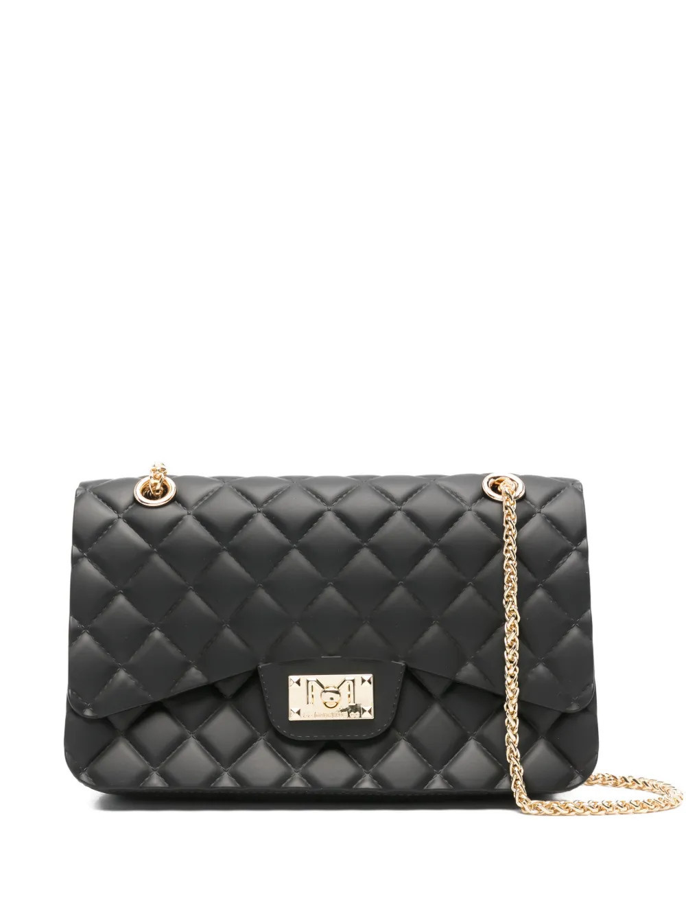 Marc Ellis quilt-embossing chain-strap satchel bag - Black | Farfetch Global