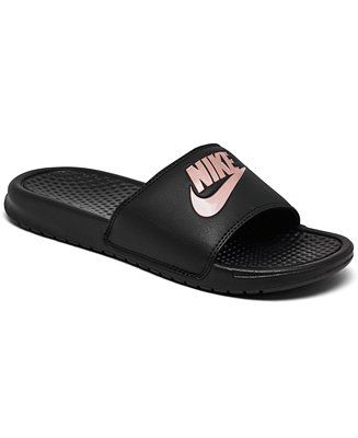 Nike Women's Benassi JDI Swoosh Slide Sandals from Finish Line & Reviews - Finish Line Women's Sh... | Macys (US)
