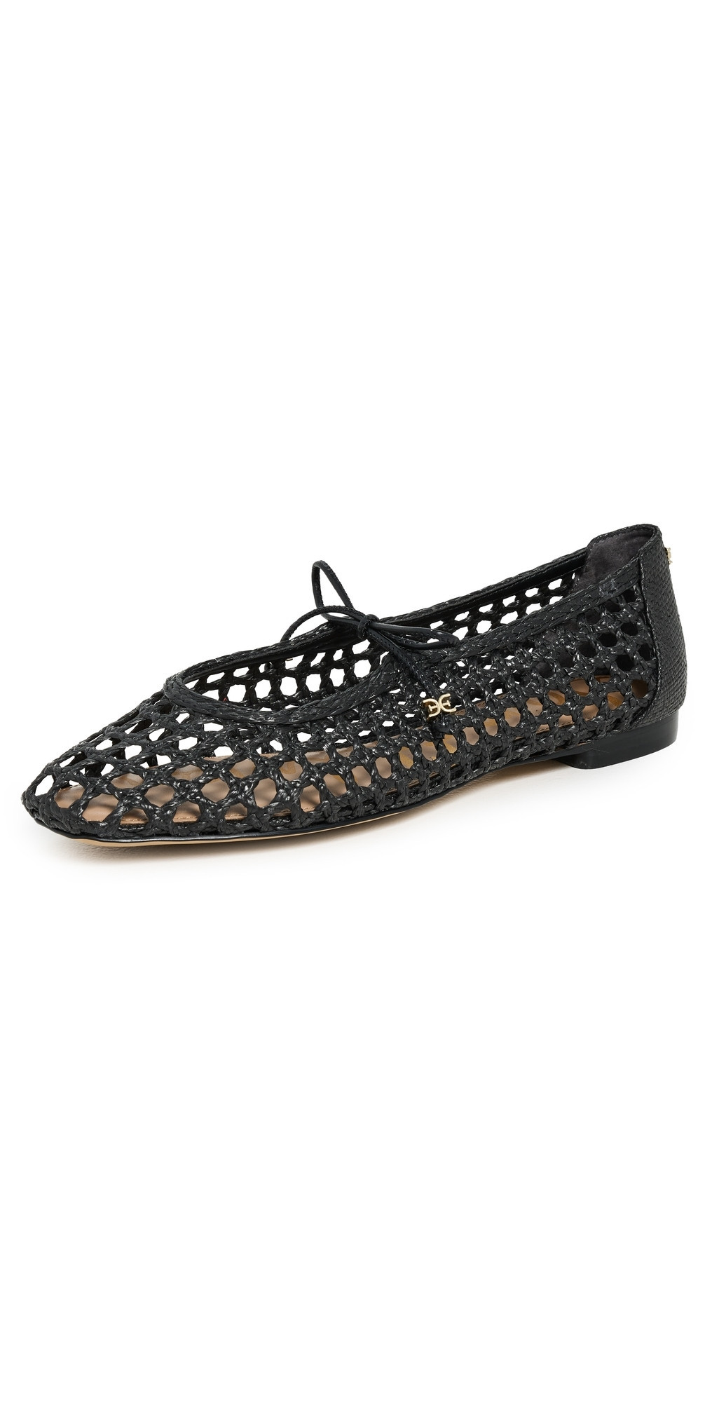Sam Edelman Marcie Woven Mary Jane Flats Black 9.5 | Shopbop