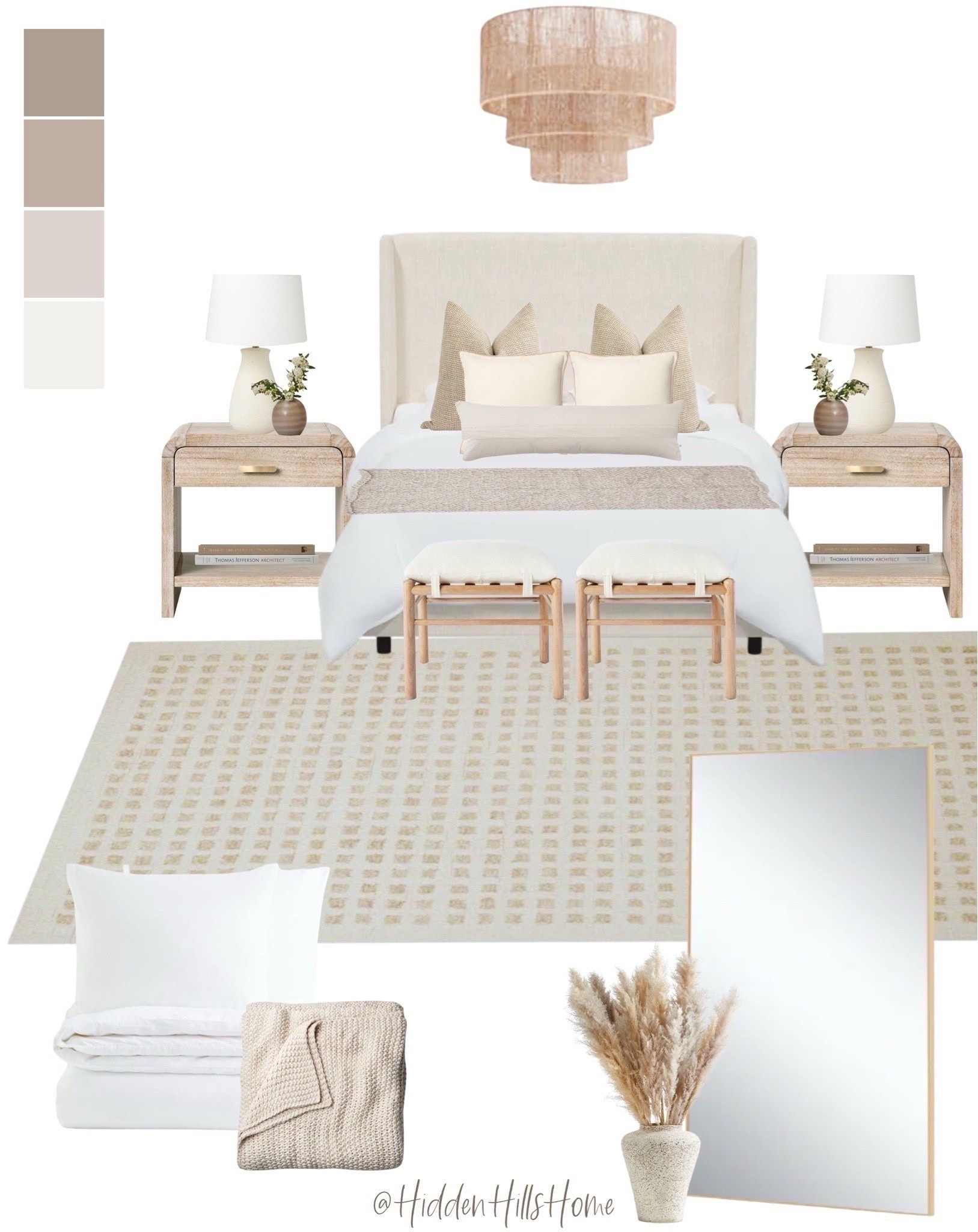 Primary bedroom mood board, master bedroom inspo, bedroom decor, neutral bedroom design ideas, upholster Tilly bed #bedroomdecor


#LTKHome #LTKSaleAlert #LTKSeasonal