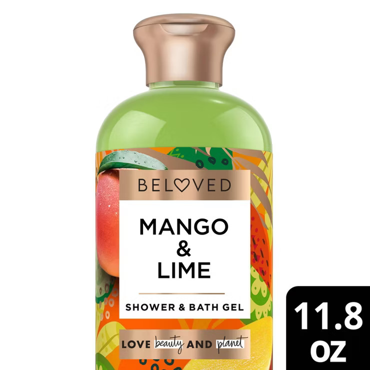 Beloved Mango & Lime Vegan Shower & Bath Gel - 11.8 fl oz | Target