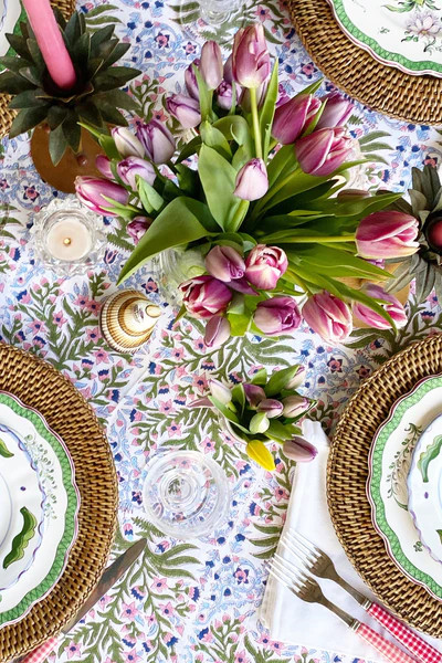 Mughal Jardin Tablecloth (Round & Rectangular) | Julia Amory