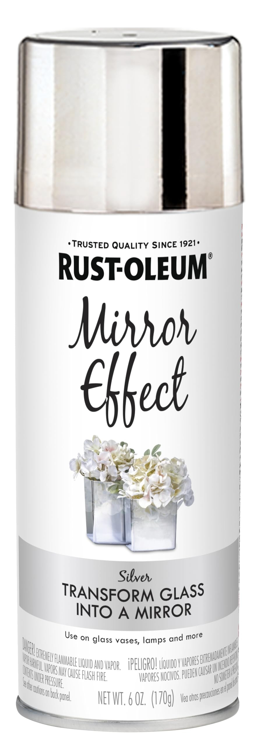 Rust-Oleum 301494 Specialty Mirror Spray, 6 oz, Silver | Amazon (US)