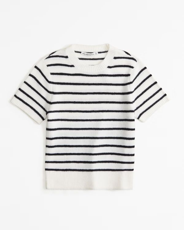 Women's Crew Sweater Tee | Women's 20% Off Select Styles | Abercrombie.com | Abercrombie & Fitch (US)