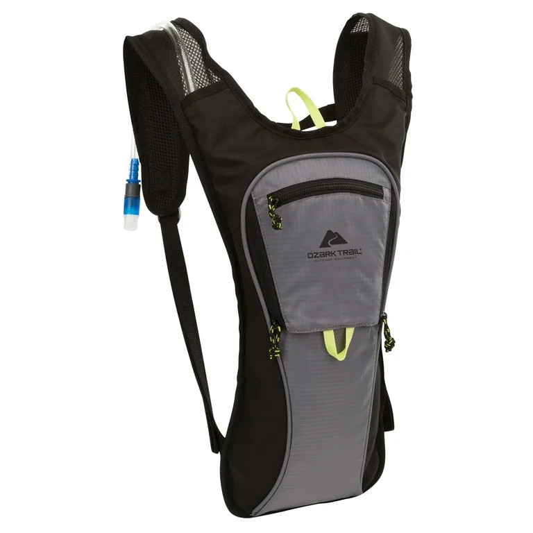 Ozark Trail Pearson Creek 2 Ltr Hydration Pack, with 1 2-Liter Reservoir, Black, Unisex | Walmart (US)