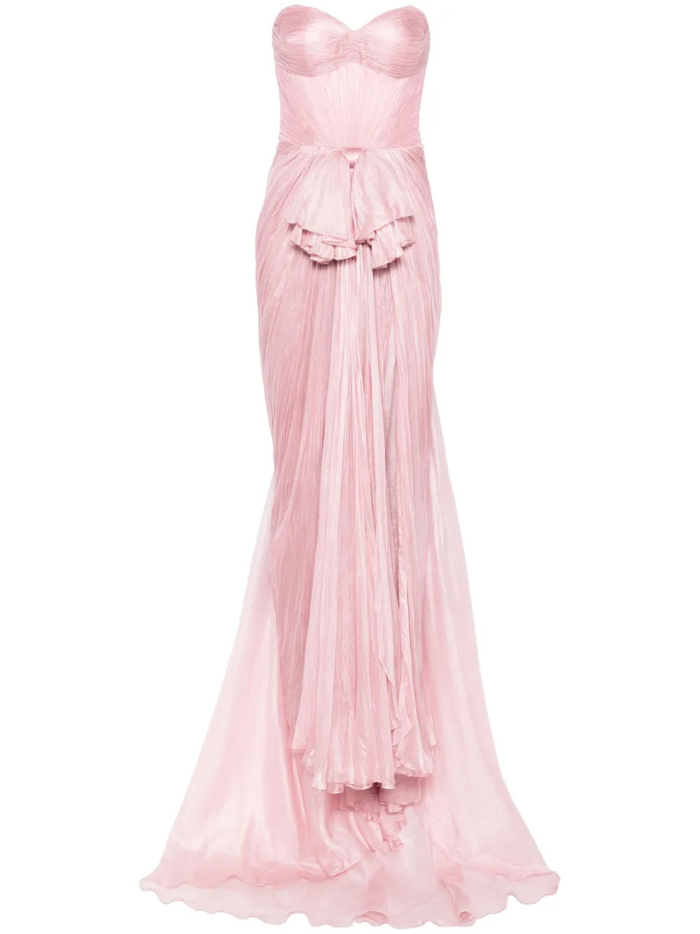 Iris Serban Electra gown - Pink | Farfetch Global