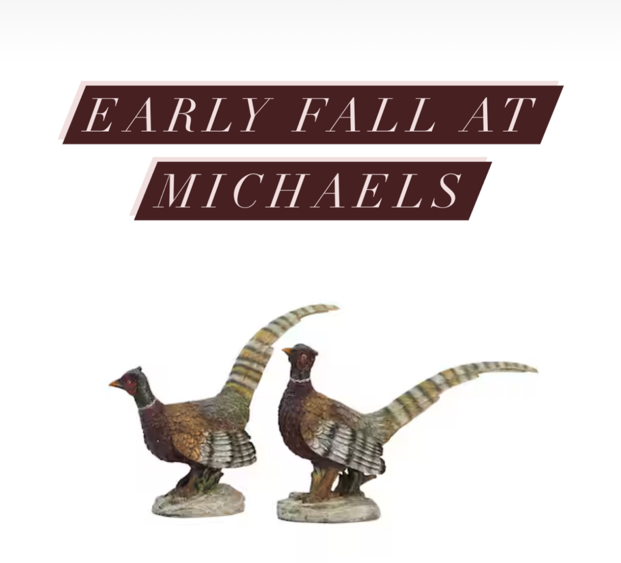 I love nothing more than a natural-inspired autumn table, and the current collection at Michael’s is amazing. 

#LTKHome #LTKSeasonal #LTKFindsUnder100