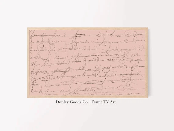 Samsung Frame TV Art  Love Letter  Minimal Art Digital | Etsy | Etsy (US)