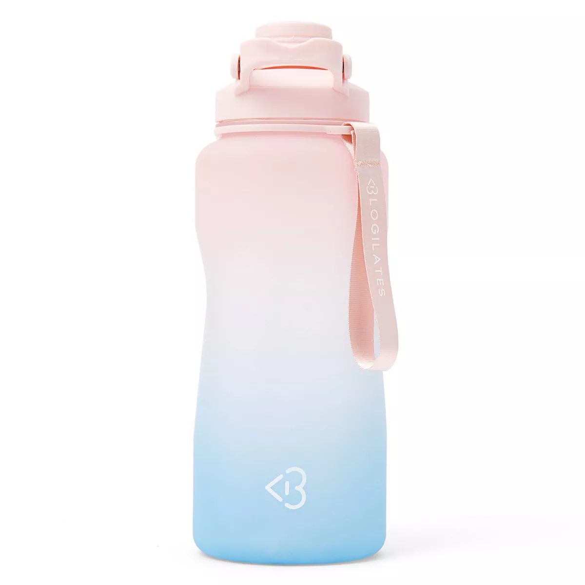 Blogilates 64oz Half Gallon Plastic Water Bottle - Blue Ombre | Target