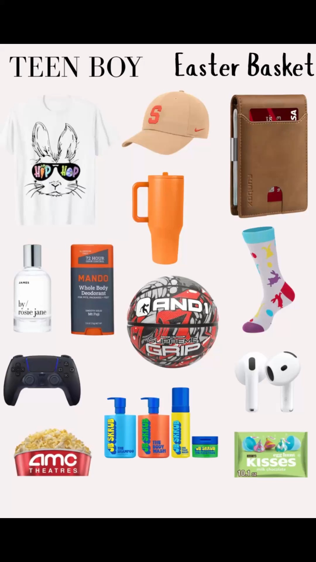 Teen boys can be the hardest to shop for, but these teen boy Easter basket ideas make it easy and fun. I rounded up practical and cool finds that feel age appropriate, from trendy teen boy Easter gifts to sporty picks like basketball and baseball gear, tech accessories, grooming essentials, and candy-free favorites. These teen boy Easter basket stuffers and teen boy Easter basket gift ideas are perfect for creating Easter basket ideas for teens that they will actually use. If you need Easter basket ideas for boys who are growing up fast, this list has you covered.

teen boy easter basket ideas, teen boy easter gifts, teen boy easter basket stuffers, teen boy easter basket gift ideas, easter basket ideas for teens, easter basket ideas for boys, teen boy basketball gifts, teen boy baseball gifts, sporty easter basket ideas, candy free easter basket, practical gifts for teen boys, teen boy spring gifts

#LTKSeasonal #LTKKids #LTKMens