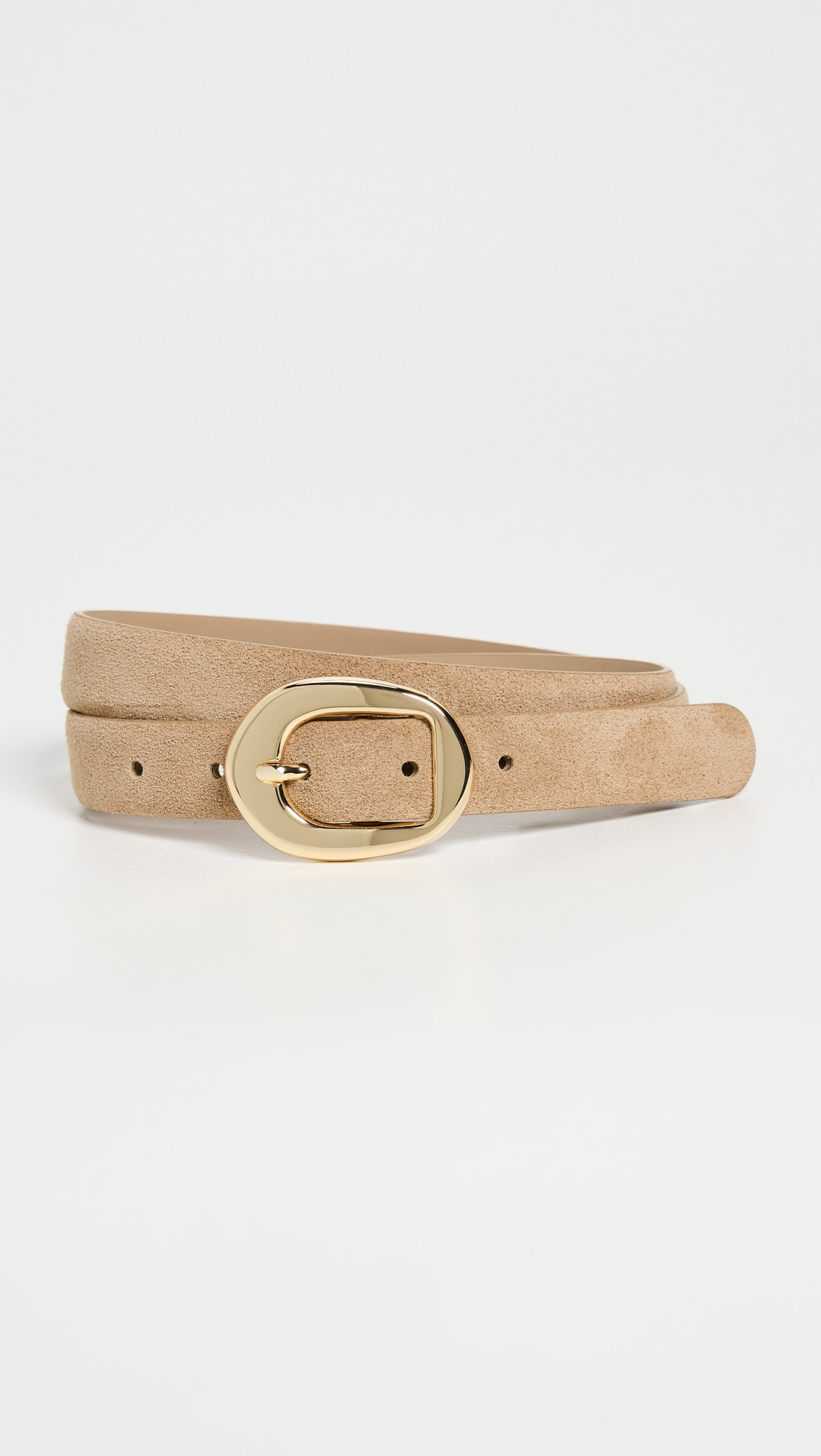 B-Low The Belt Greyson Mini Suede Belt Chocolate Gold XL | Shopbop