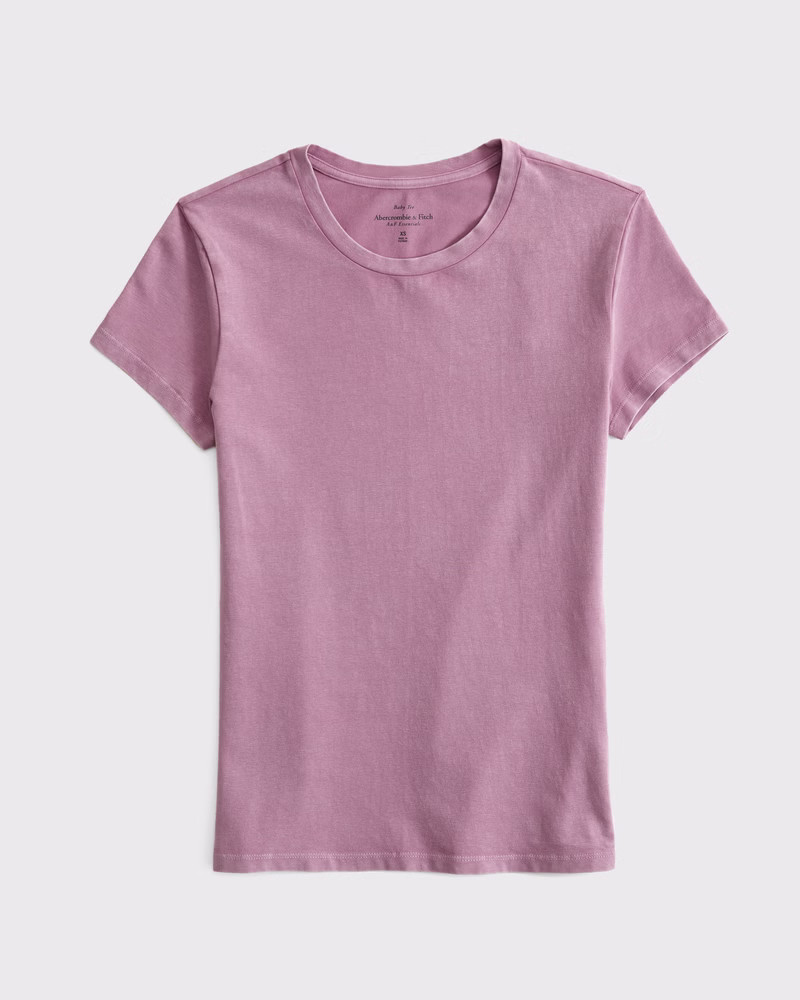 Essential Tuckable Baby Tee | Abercrombie & Fitch (US)