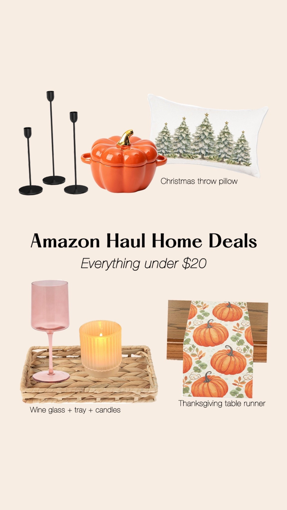 Amazon Haul Home deals 🤍 Everything on Amazon Hauls is under $20! #ad #founditonamazon @amazon

#LTKHoliday #LTKSeasonal #LTKFindsUnder50
