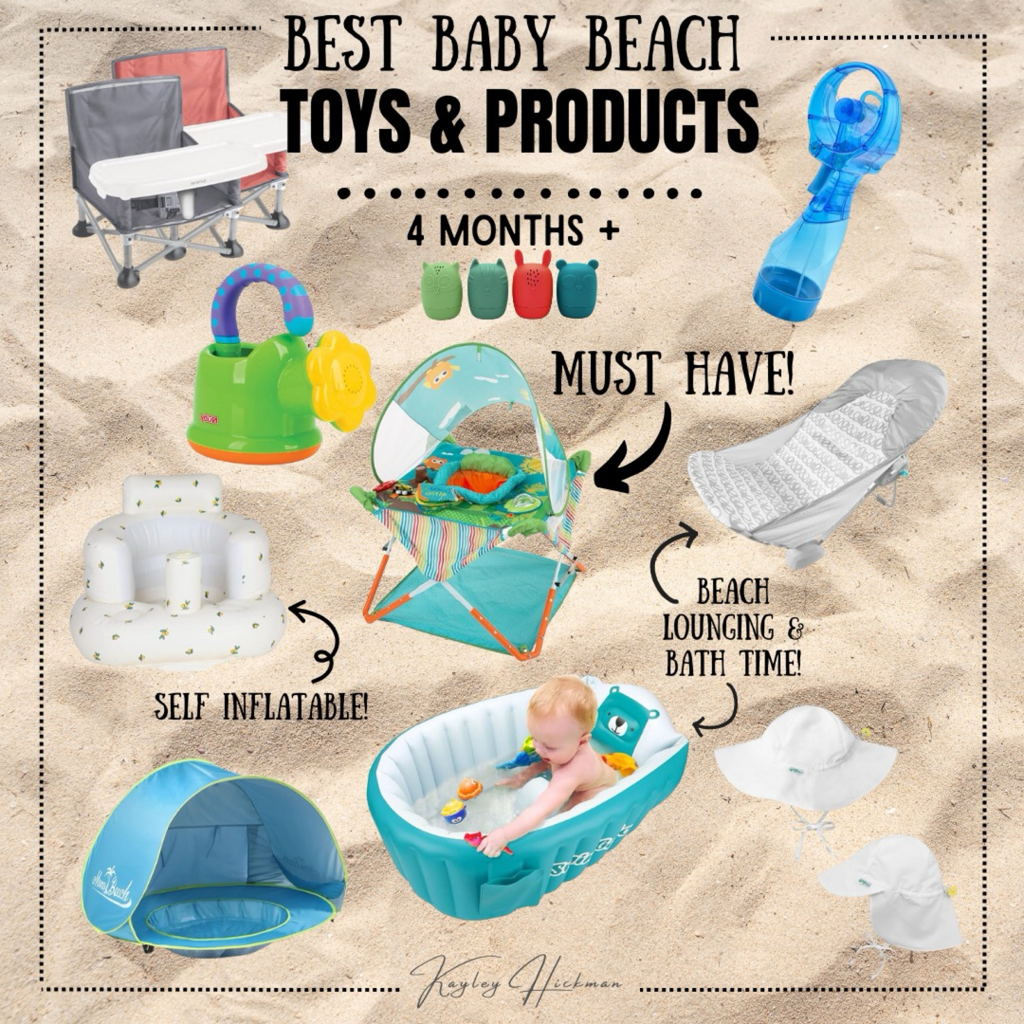 BEST BABY BEACH TOYS & PRODUCTS 4 MONTHS +

#LTKtravel #LTKbaby #LTKkids