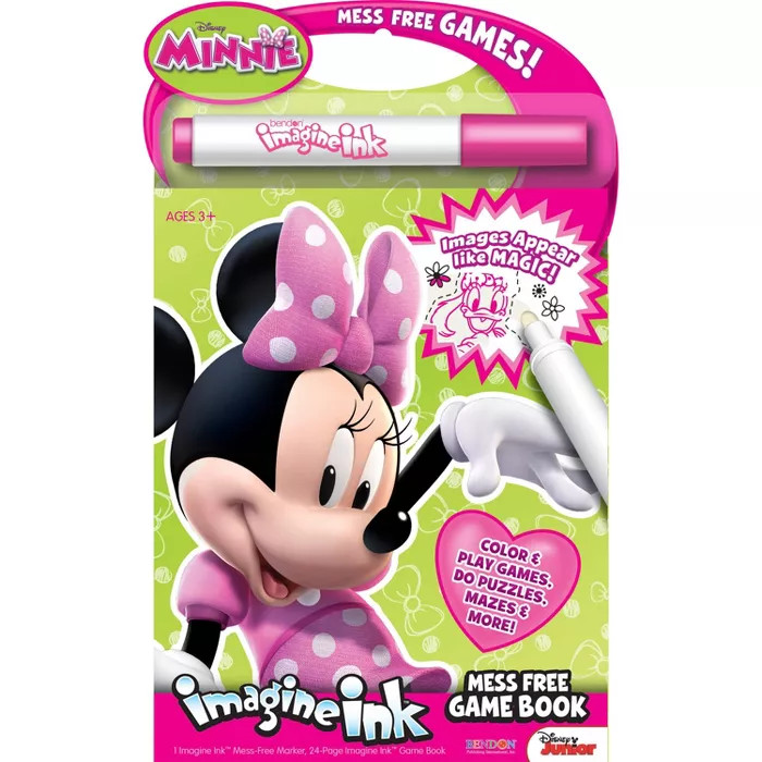 Minnie Mouse Imagine Ink Mess Free Game Book | Target