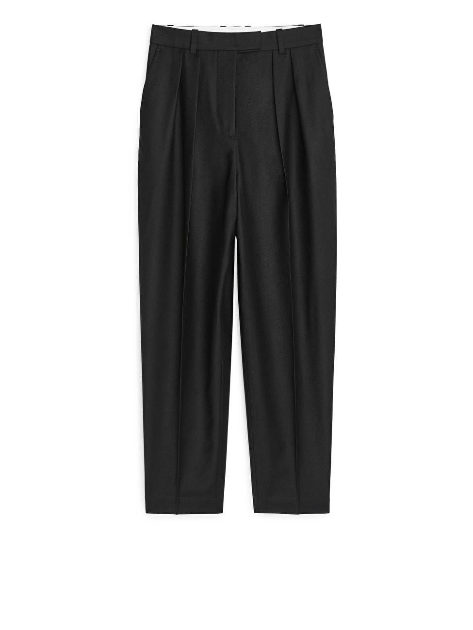 Wool Flannel Trousers
            
           	£115 | ARKET