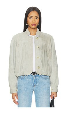 Free People x We The Free Nimbus Suede Jacket In Grey from Revolve.com | Revolve Clothing (Global)