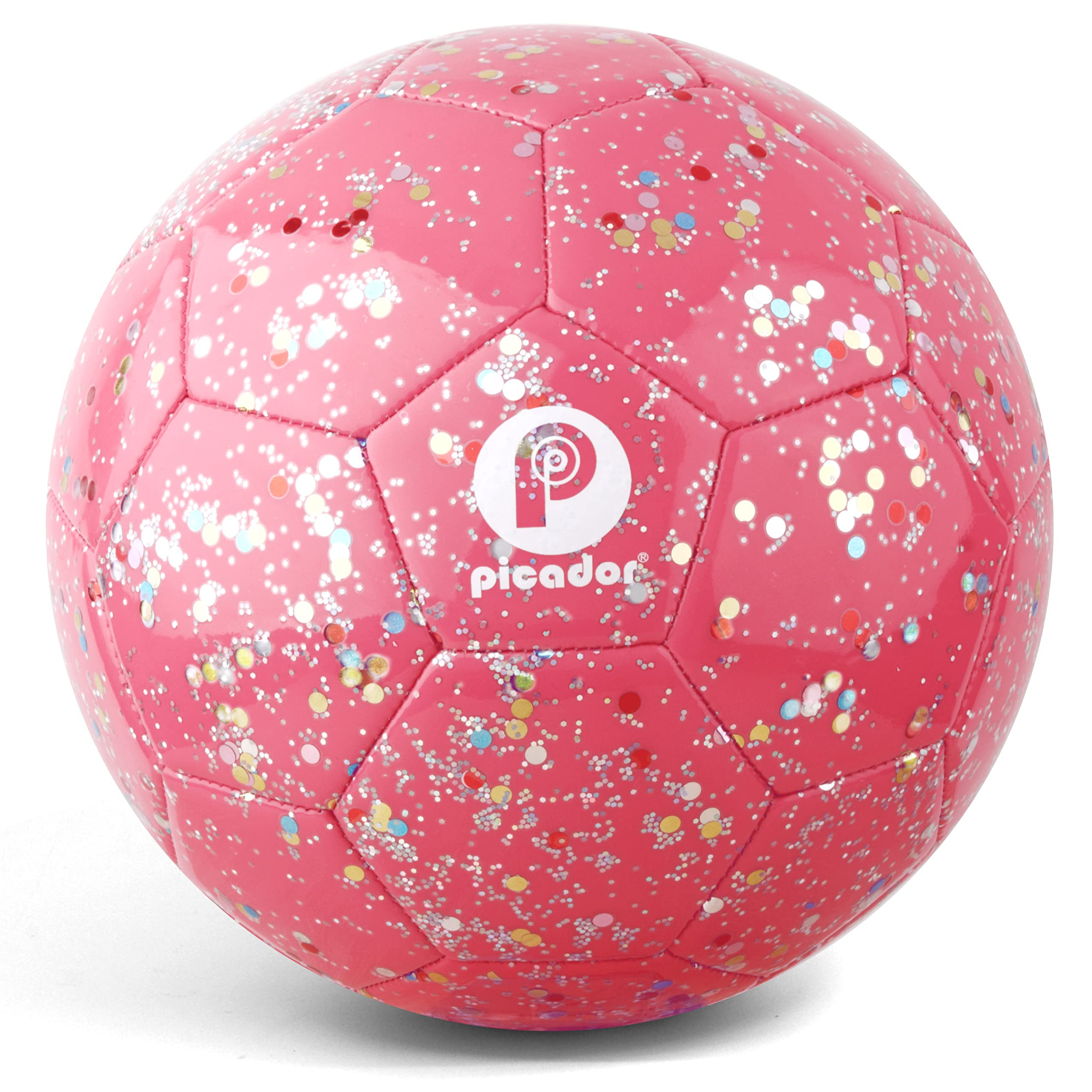 Picador Size 3 Soccer Ball Glitter Pink Soccer Balls for Kids Ages 3-6 6-8 8-10 Boys Girls Sports... | Amazon (US)