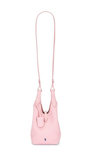 Shiny Drum Pebble Mini Crossbody Bag in Cotton Candy | Revolve Clothing (Global)