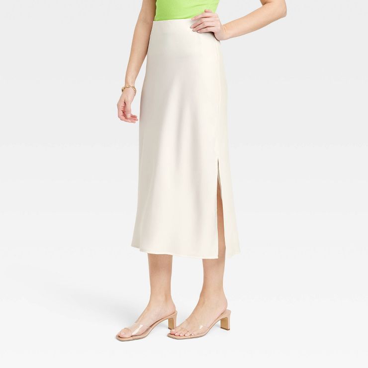 Women's Midi A-Line Slip Skirt - A New Day™ | Target