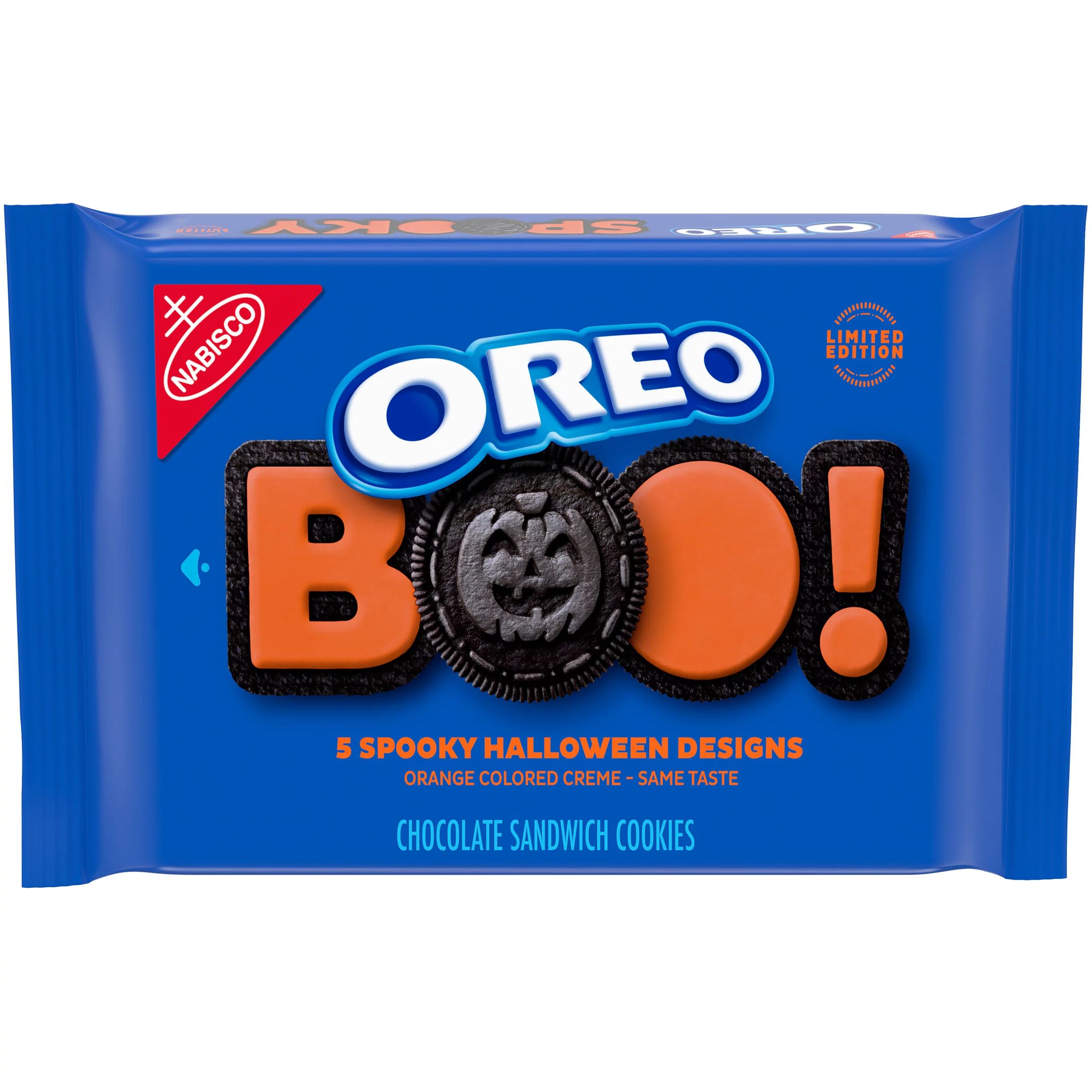 Oreo Orange Creme Chocolate Sandwich Cookies, Limited Edition, Halloween Cookies, 1.25 Lb | Walmart (US)