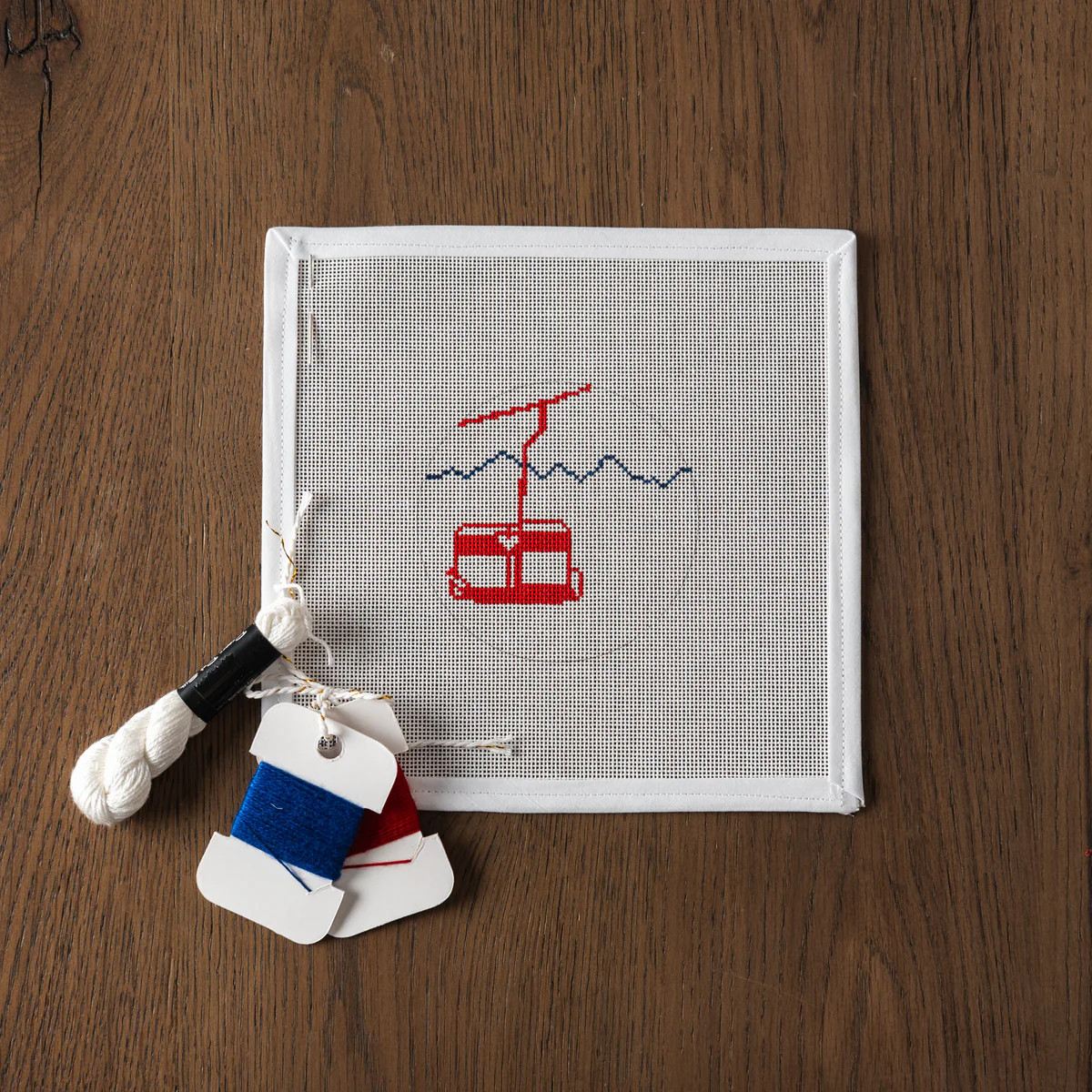 Double Chair Needlepoint Kit | The Addison West