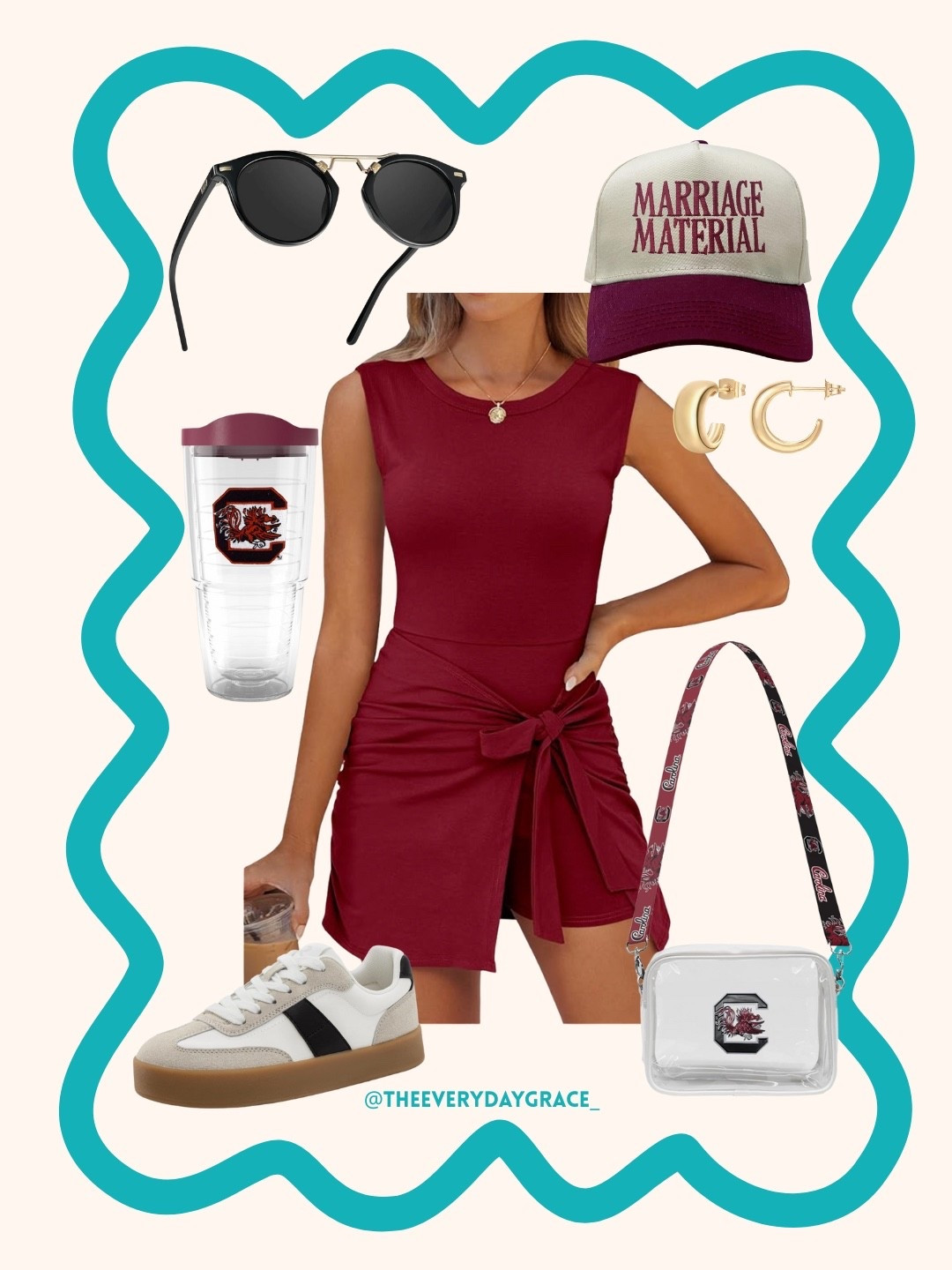 Game day outfit, football outfit, university of South Carolina 

#LTKFindsUnder100 #LTKStyleTip #LTKFindsUnder50