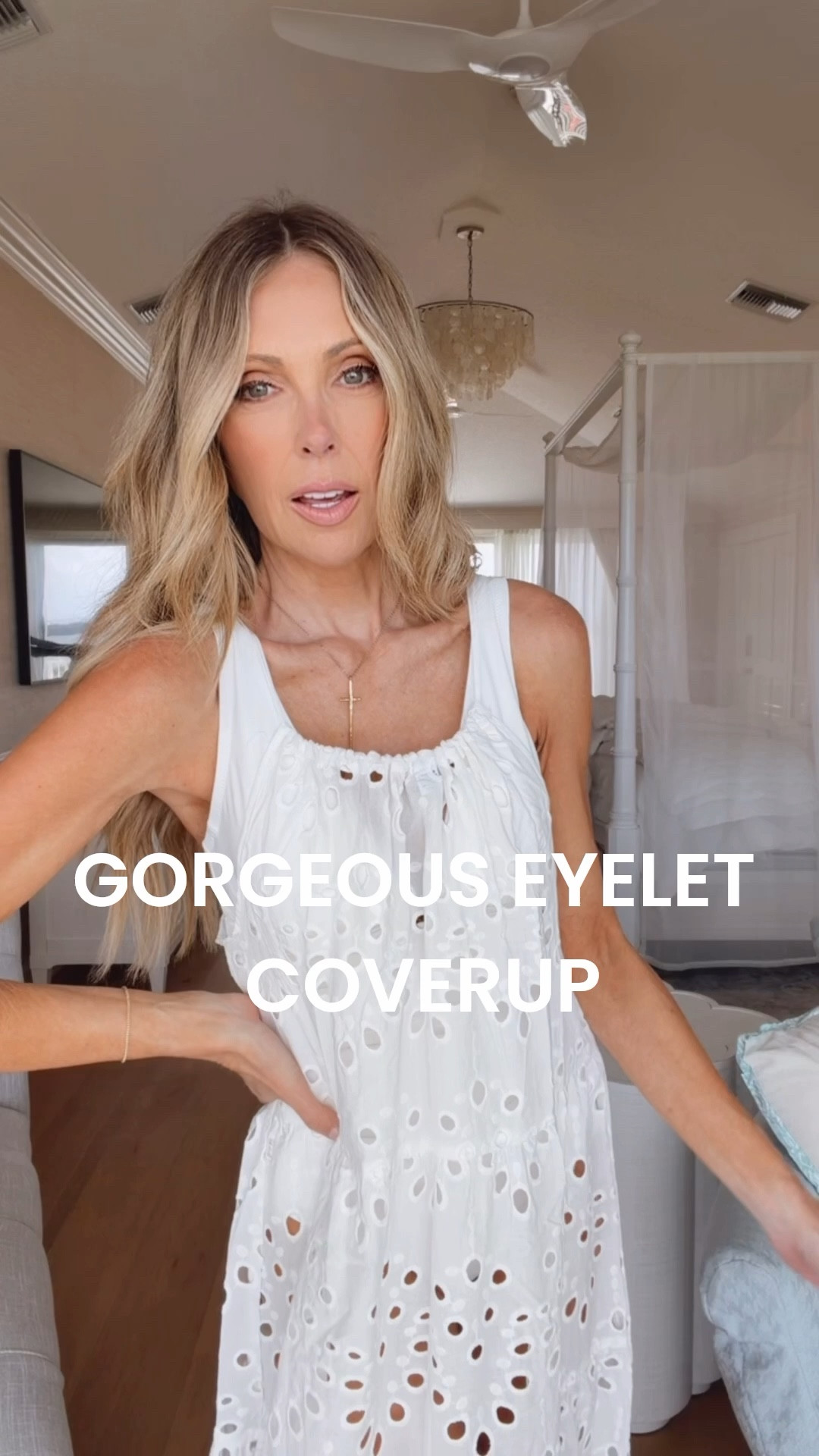 Add this gorgeous DKNY coverup to your cart for a classic poolside or coastal look! 25% off today at Macys during their VIP Spring Sale. @macys #macyspartner