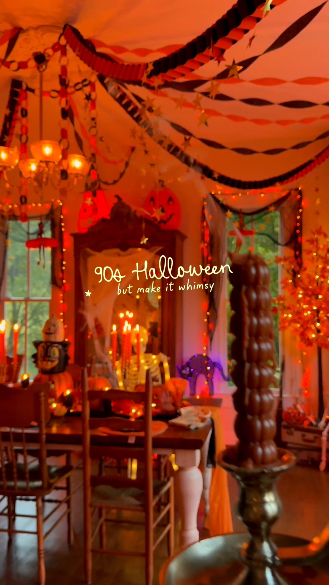 Vintage 90s Halloween hosting decor party set up all from Walmart 🍂🪾🍁🎃

#LTKSeasonal #LTKHome #LTKdayinmylife