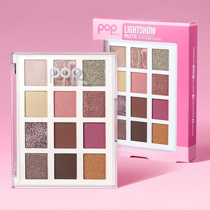 POP Beauty Lightshow Palette Pretty Punk | Eyeshadow Palette, 12 Shades, Multi-Textured, Richly-P... | Amazon (US)