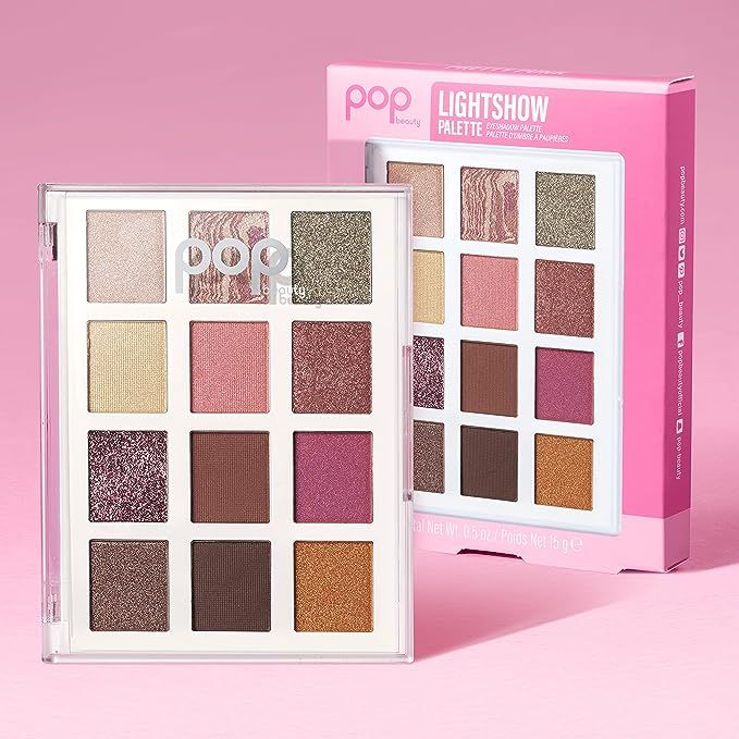 POP Beauty Lightshow Palette Pretty Punk | Eyeshadow Palette, 12 Shades, Multi-Textured, Richly-P... | Amazon (US)
