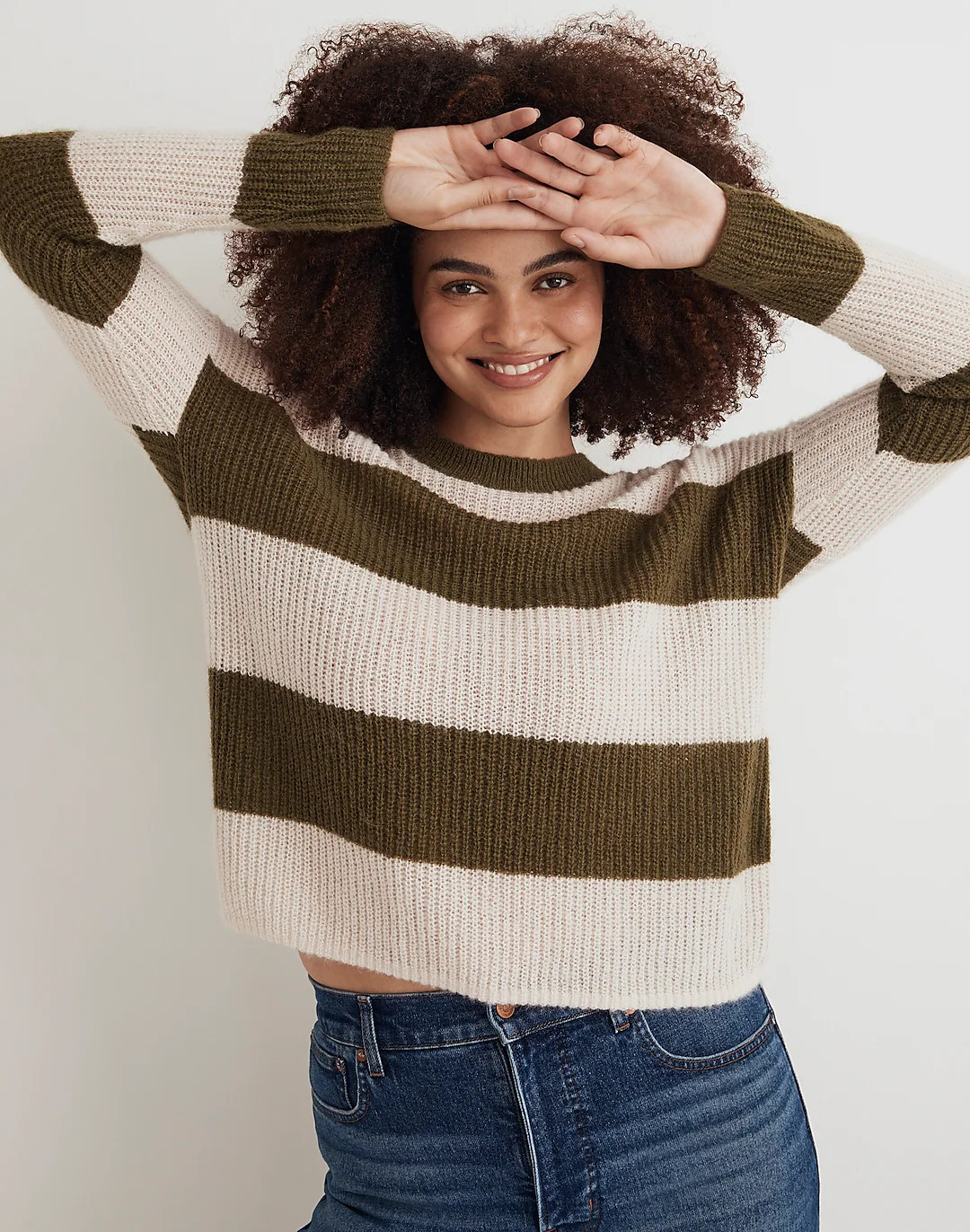 Ribbed Crewneck Sweater | Madewell