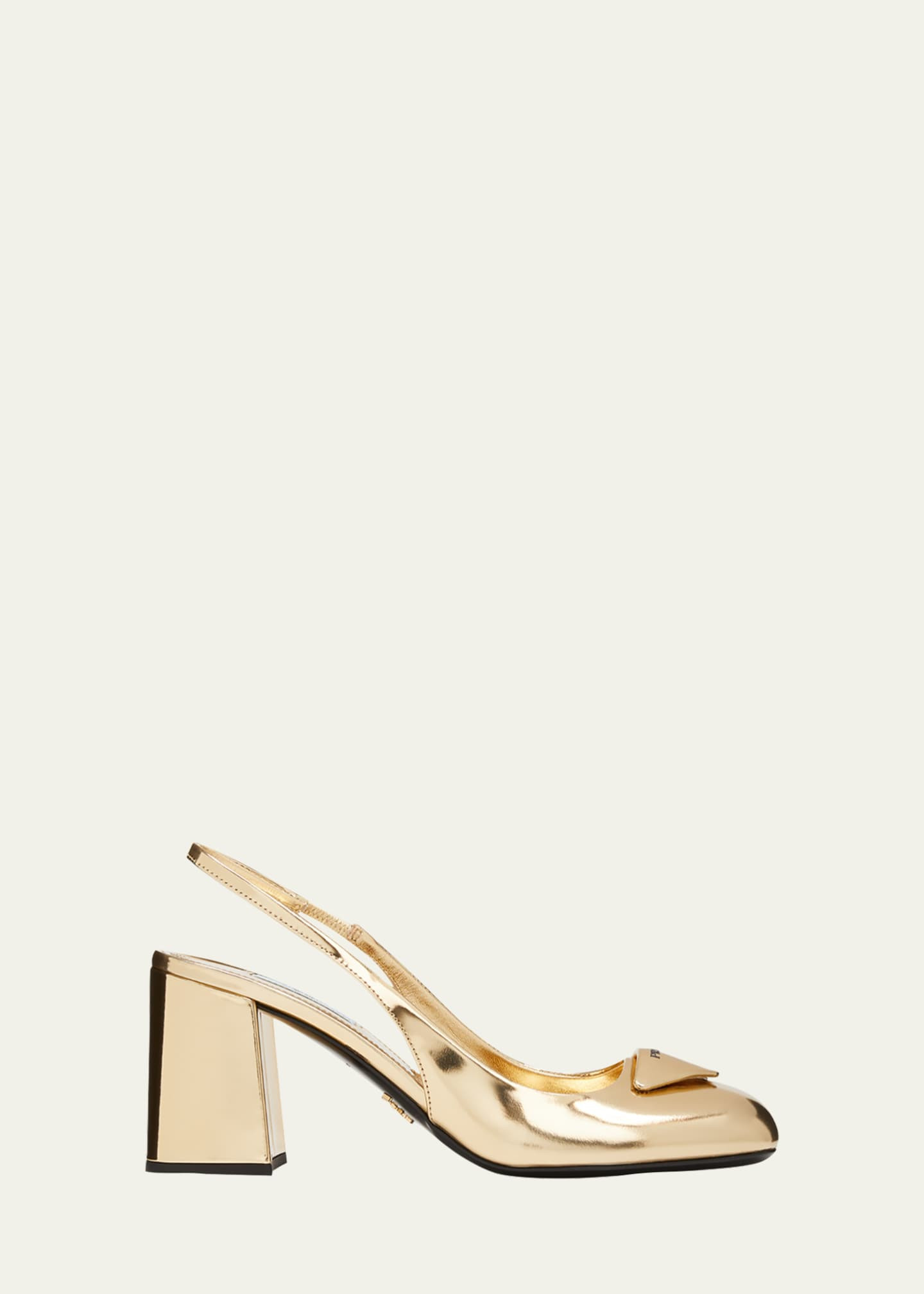 Metallic Leather Slingback Pumps | Bergdorf Goodman