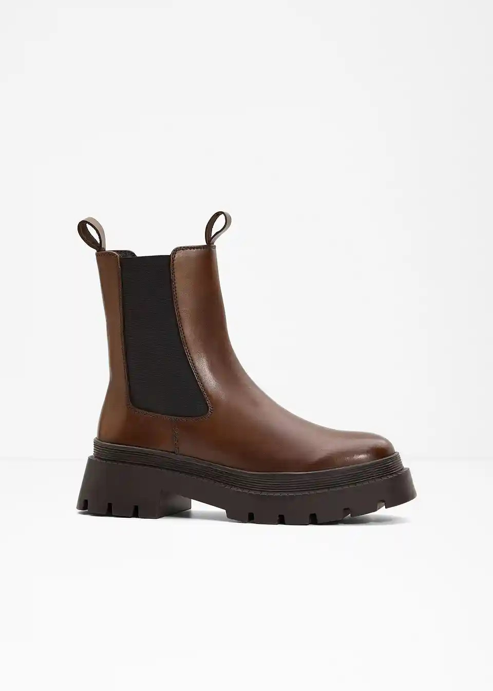 Chelsea-Boots aus Leder | Bonprix DE