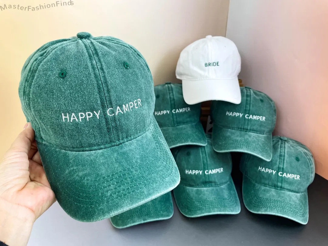 Embroidered Camp Bachelorette Hat | Personalized Bachelorette Party Cap | Bridal Party Gift | Uni... | Etsy (US)